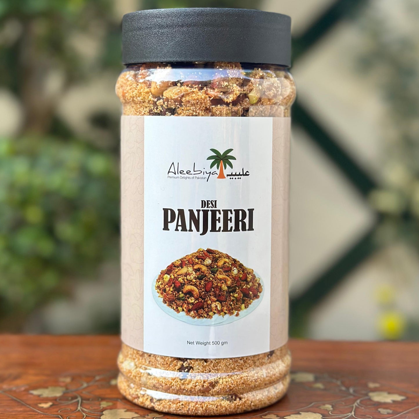 Aleebiya’s Panjeeri – A traditional nutrient-rich superfood made with premium dry fruits, seeds, semolina, and jaggery for energy and wellness.